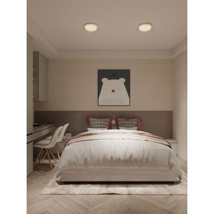 MAXLIGHT C0233 - LED Плафониера DUO LED/10W/230V Ø 34 см бял