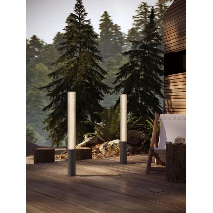 MAXLIGHT F0064 - LED външна лампа GARDENIA LED/25W/230V 105 cm CRI 93 IP65 черна