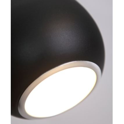 MAXLIGHT P0233 - Пендел DROP 1xE27/40W/230V Ø 20 см черен