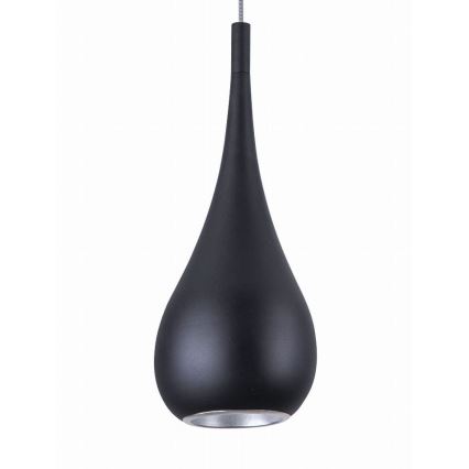 MAXLIGHT P0233 - Пендел DROP 1xE27/40W/230V Ø 20 см черен
