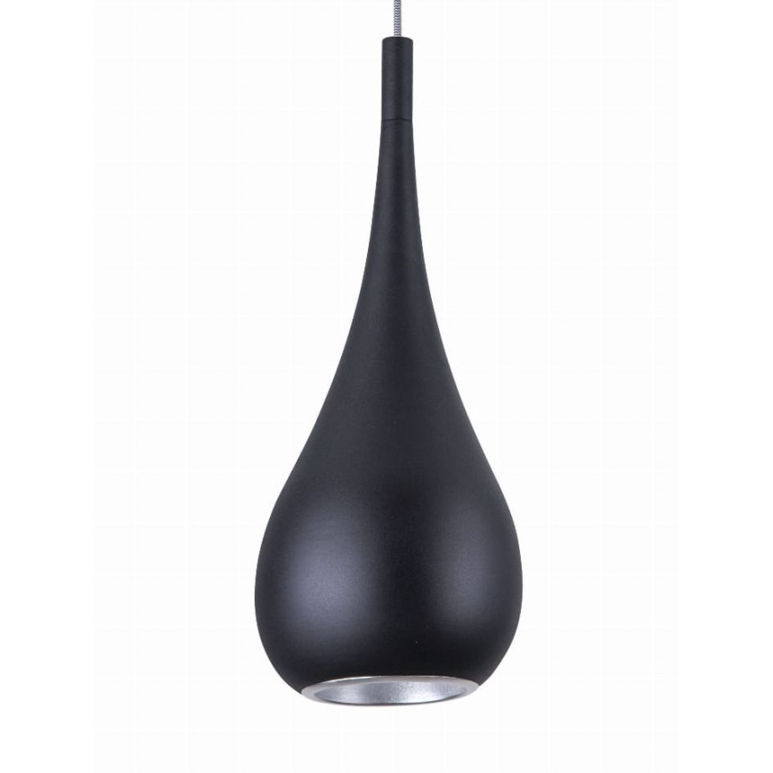 MAXLIGHT P0233 - Пендел DROP 1xE27/40W/230V Ø 20 см черен
