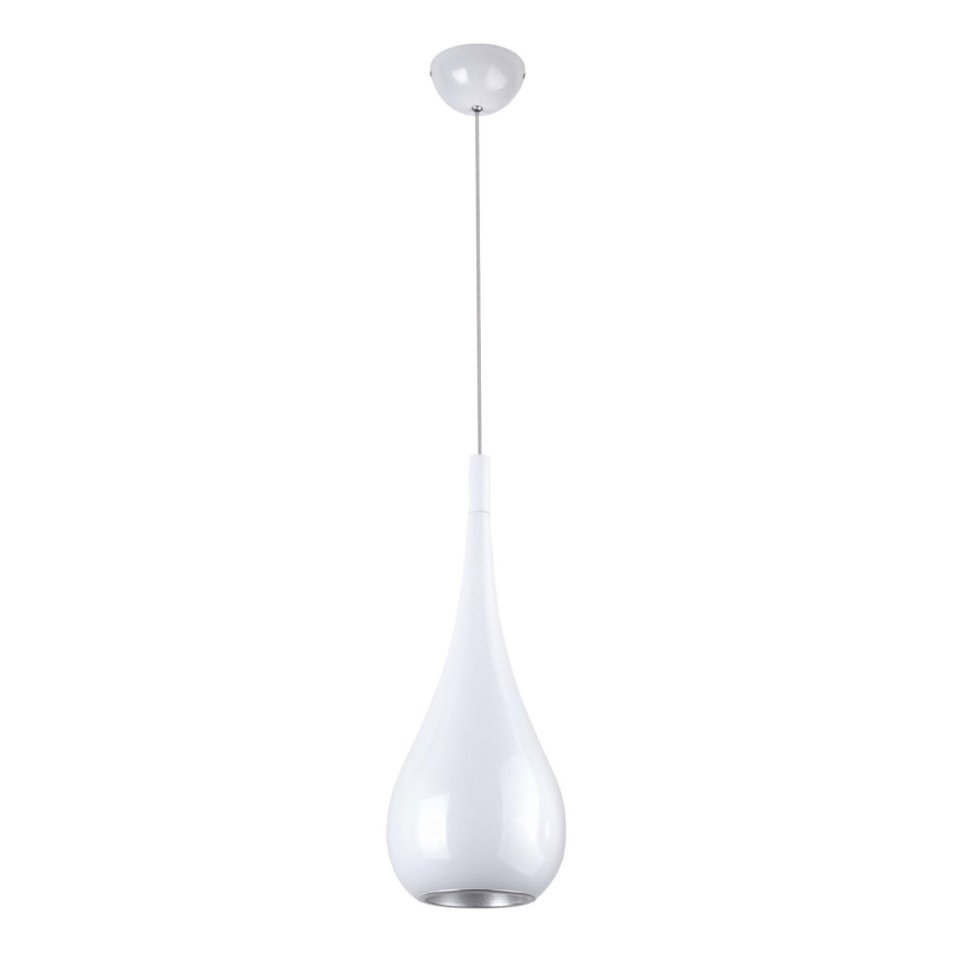 MAXLIGHT P0235 - Пендел DROP 1xE27/40W/230V Ø 20 см бял