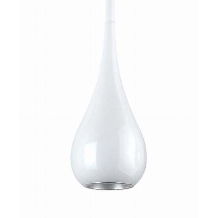 MAXLIGHT P0235 - Пендел DROP 1xE27/40W/230V Ø 20 см бял