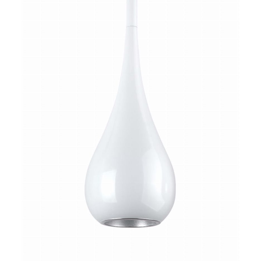 MAXLIGHT P0235 - Пендел DROP 1xE27/40W/230V Ø 20 см бял