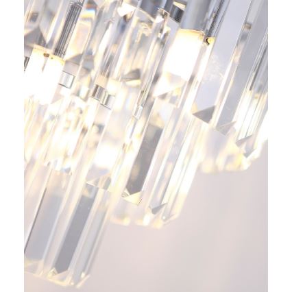 MAXLIGHT P0259 - Пендел MONACO 9xG9/40W/230V Ø 42 см лъскав хром