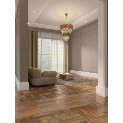 MAXLIGHT P0283 - Пендел VOGUE 16xE14/40W/230V Ø 60 см златист