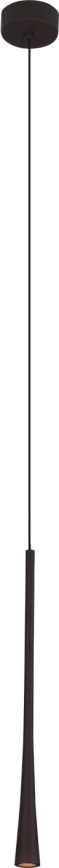 MAXLIGHT P0372 - LED Пендел КАФЕ LED/7W/230V Ø 3 см черен