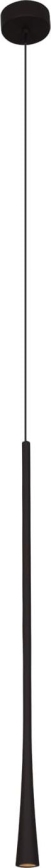 MAXLIGHT P0373 - LED Пендел КАФЕ LED/7W/230V Ø 3 см черен