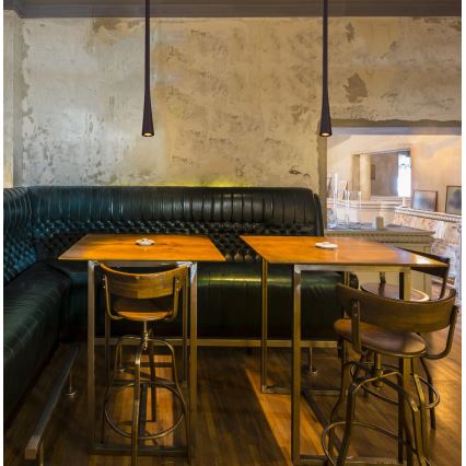 MAXLIGHT P0373 - LED Пендел КАФЕ LED/7W/230V Ø 3 см черен