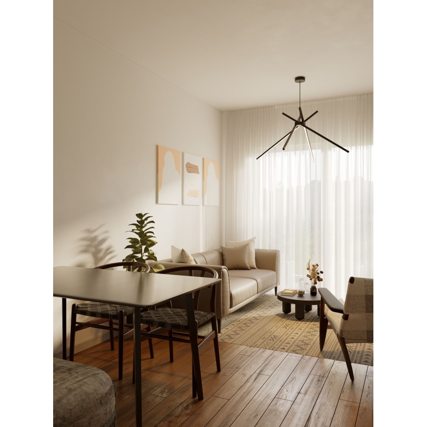 MAXLIGHT P0412 - LED Пендел ПАЯК LED/33W/230V черен