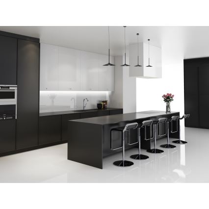 MAXLIGHT P0456 - LED Пендел HANA LED/6W/230V Ø 17,5 см черен