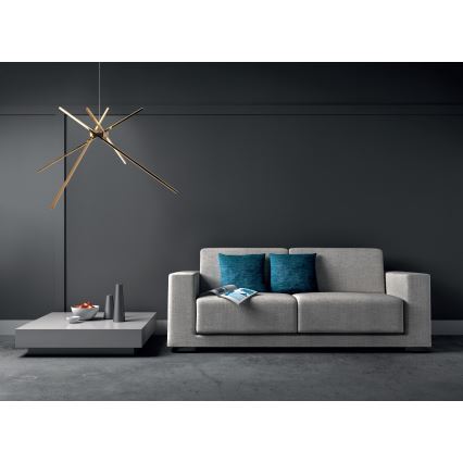 MAXLIGHT P0457 - LED Пендел ПАЯК LED/33W/230V златист