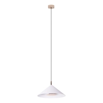 MAXLIGHT P0505 - LED Пендел VULCANO LED/5W/230V Ø 30,5 см бял