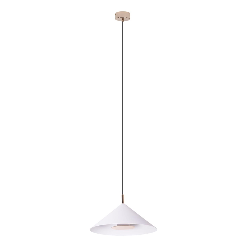 MAXLIGHT P0505 - LED Пендел VULCANO LED/5W/230V Ø 30,5 см бял