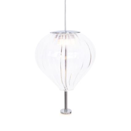 MAXLIGHT P0527 - LED Пендел PALLONCINI 2xLED/3W/230V Ø 12 см прозрачен