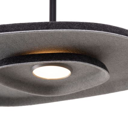 MAXLIGHT P0560 - LED Пендел DEUX LED/5W/230V черен