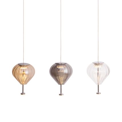 MAXLIGHT P0575 - LED Пендел PALLONCINI 2xLED/3W/230V Ø 12 см бежов
