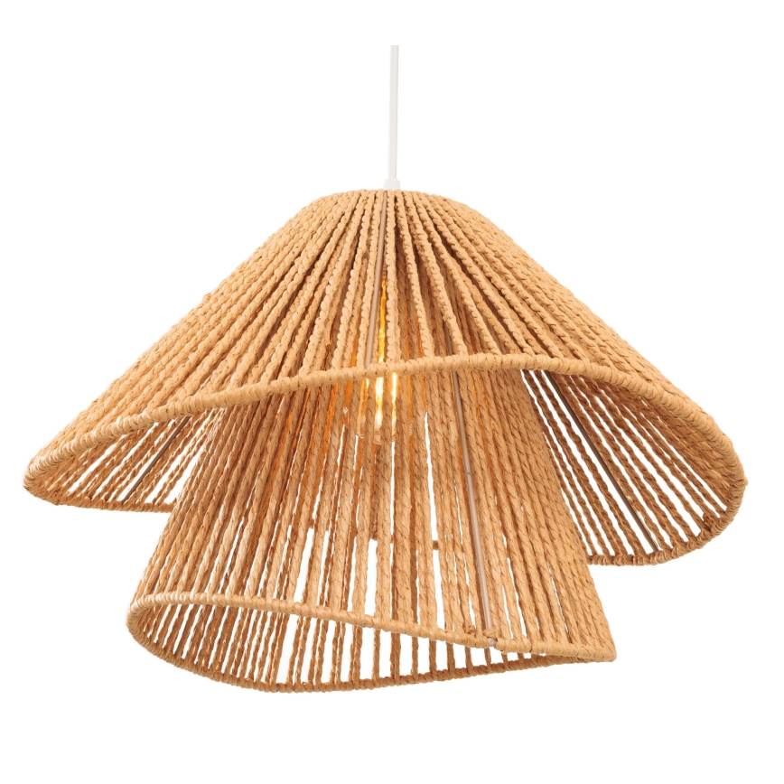 MAXLIGHT P0578 - Пендел AMALFI 1xE27/15W/230V Ø 45 см бежов