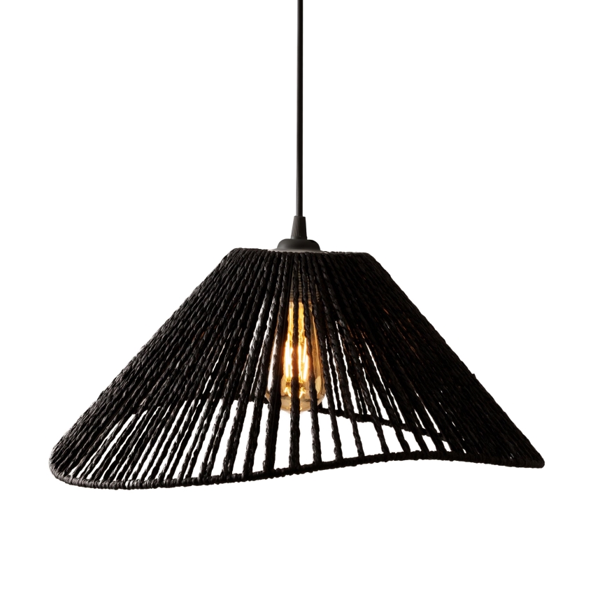 MAXLIGHT P0579 - Пендел AMALFI 1xE27/15W/230V Ø 45 см черен