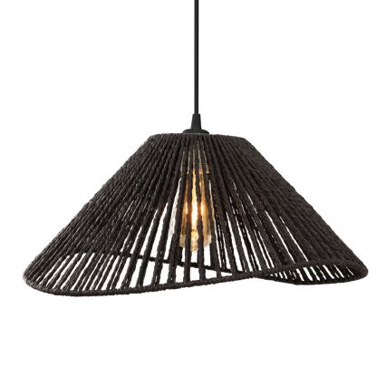 MAXLIGHT P0579 - Пендел AMALFI 1xE27/15W/230V Ø 45 см черен