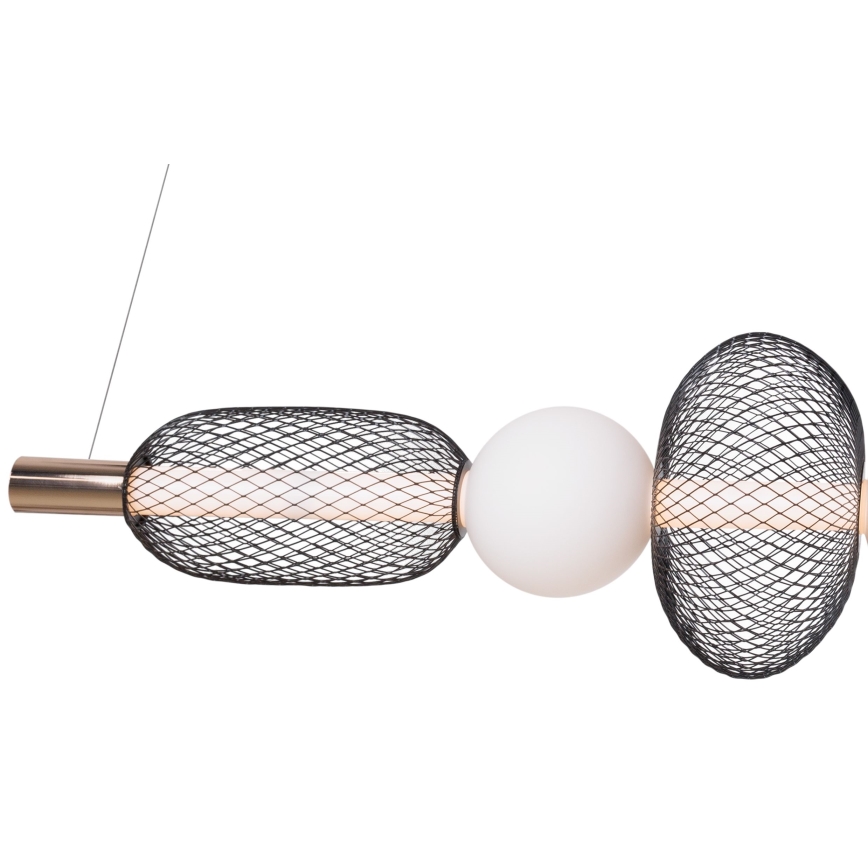 MAXLIGHT P0593 - LED Пендел BORA LED/29W/230V бял/черен