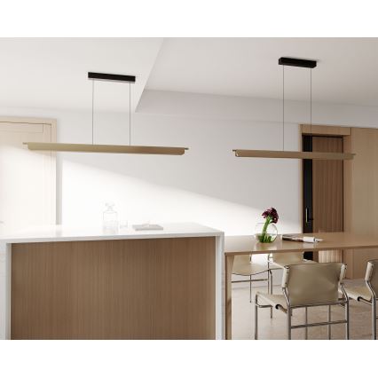 MAXLIGHT P0596 - Димируема LED люстра на кабел JO-JO LED/40W/230V 2700/4500/5500K златна