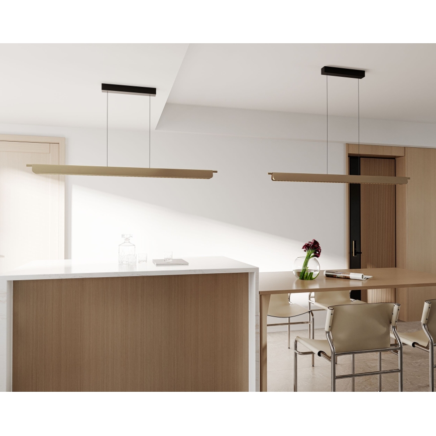 MAXLIGHT P0596 - Димируема LED люстра на кабел JO-JO LED/40W/230V 2700/4500/5500K златна