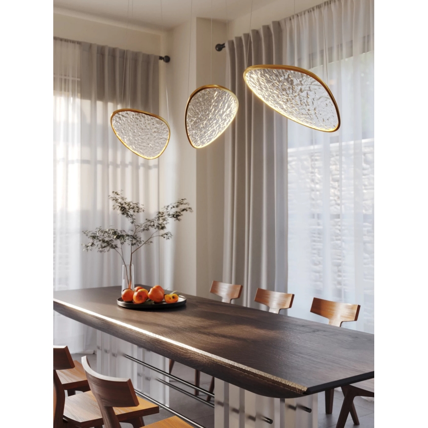 MAXLIGHT P0637D - LED полилей на кабел EMPIRE LED/17W/230V златист