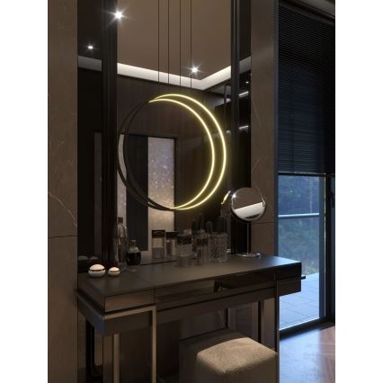 MAXLIGHT P0652 - LED полилей за баня, окачен на кабел VISUAL VER LED/22W/230V IP44 черен