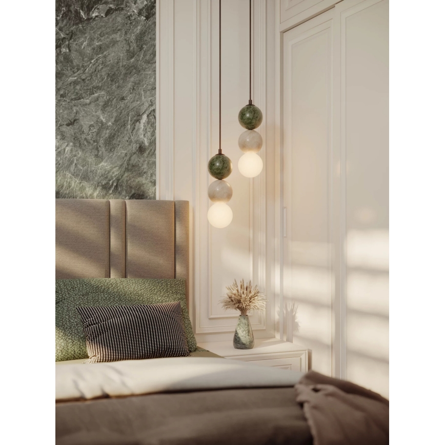 MAXLIGHT P0665 - Полилей на кабел ALICE 1xG9/7W/230V Ø 10 см черен