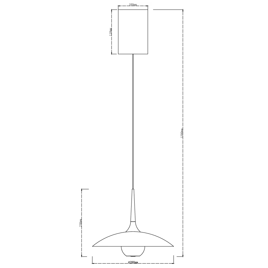 MAXLIGHT P0674 - LED полилей на кабел MANUKA LED/12W/230V Ø 28 см златист/бежов