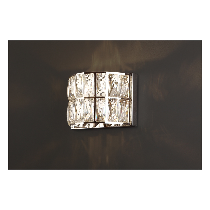 MAXLIGHT W0204 - Аплик DIAMANTE 1xG9/42W/230V лъскав хром