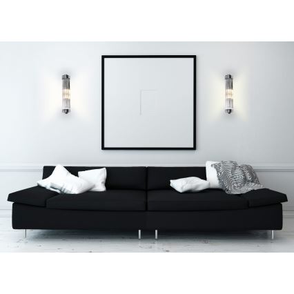 MAXLIGHT W0241 - Аплик FLORENCE 2xE14/40W/230V лъскав хром
