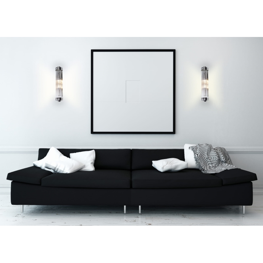 MAXLIGHT W0241 - Аплик FLORENCE 2xE14/40W/230V лъскав хром