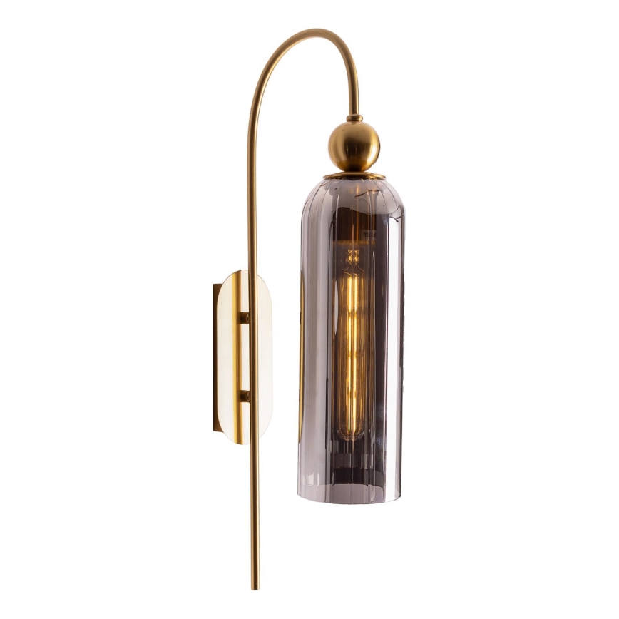 MAXLIGHT W0333 - Аплик CAMPANILA 1xE27/40W/230V месинг/сив