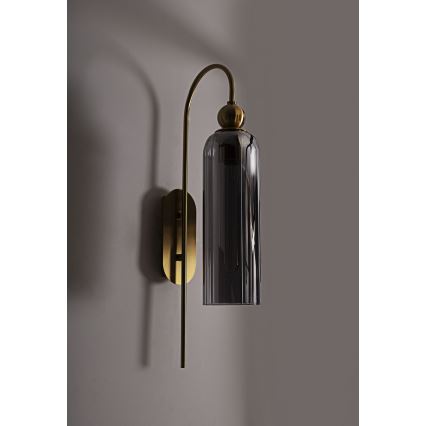 MAXLIGHT W0333 - Аплик CAMPANILA 1xE27/40W/230V месинг/сив