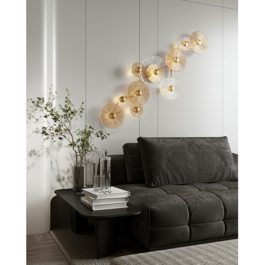 MAXLIGHT W0354 - LED аплик ALLURE 10xLED/4,3W/230V златист