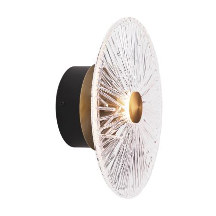 MAXLIGHT W0356 - LED аплик ALLURE LED/5W/230V Ø 28 см златист/прозрачен