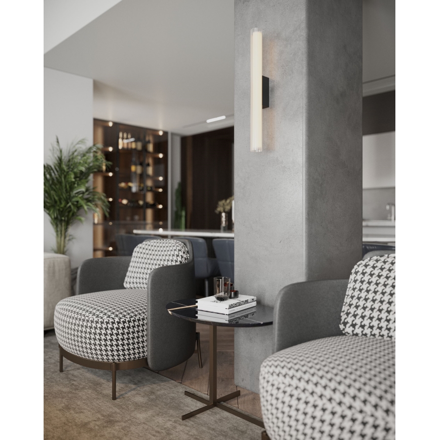 MAXLIGHT W0365 - LED Аплик за баня FAYETTE LED/12W/230V 61 см IP44 черен