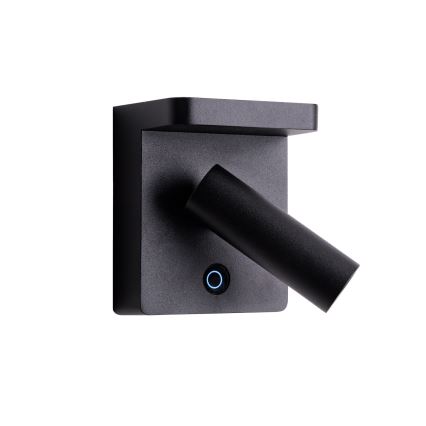 MAXLIGHT W0374 - LED Стенен спот с безжично зареждане LOFER LED/7W/230V черен