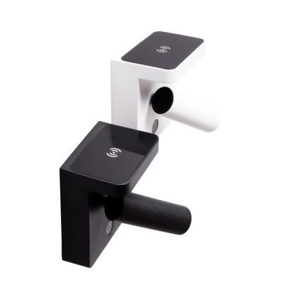 MAXLIGHT W0374 - LED Стенен спот с безжично зареждане LOFER LED/7W/230V черен