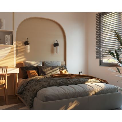 MAXLIGHT W0381 - Аплик ROMA 1xG9/12W/230V черен