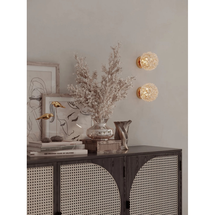 MAXLIGHT W0443 - Аплик RITA 1xG9/5W/230V златист