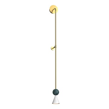 MAXLIGHT W0448 - LED стенна лампа BINGO LED/8W/230V CRI 92 златна/зелена