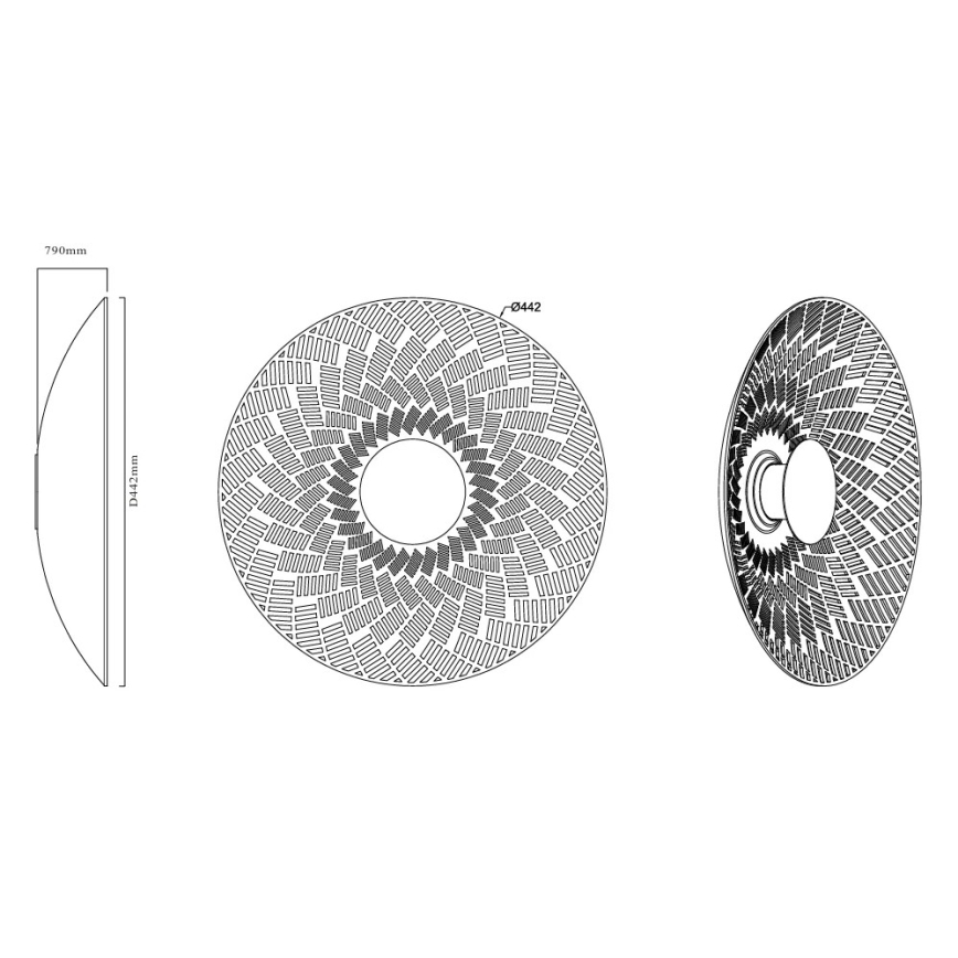 MAXLIGHT W0456 - LED Настенно осветително тяло MISAKI LED/6W/230V CRI 95 черно