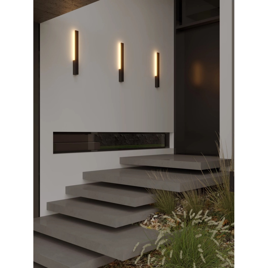 MAXLIGHT W0458 - LED външно стенно осветително тяло KAPRUN LED/6W/230V CRI 93 IP65 черно