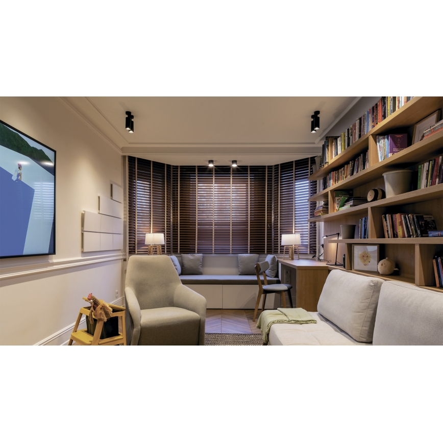 Maytoni C010CL-01B - Спот FOCUS 1xGU10/50W/230V черен