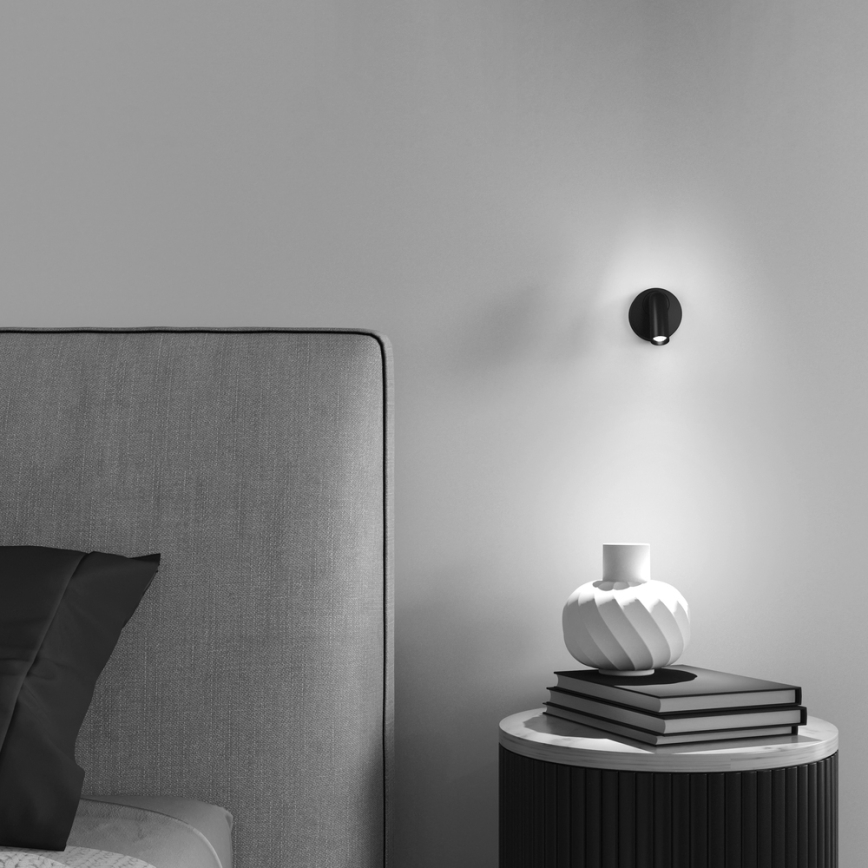 Maytoni C038WL-L3B3K - LED аплик MIRAX LED/3W/230V 3000K черен