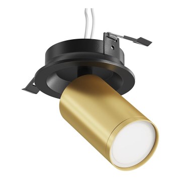 Maytoni C048CL-U-1BMG - Спот за вграждане FOCUS 1xGU10/10W/230V златист