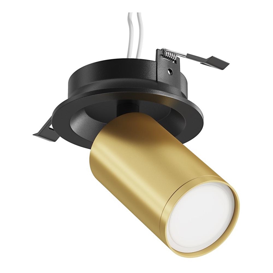 Maytoni C048CL-U-1BMG - Спот за вграждане FOCUS 1xGU10/10W/230V златист